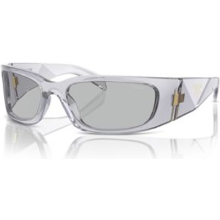 Prada Kvinde PR A14S 12R30B Solbriller Acetat Grå Grå Sommerfugl Normal