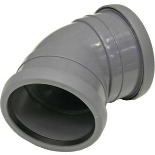 Pipelife 172336 Bøjning med 2 ærmer, 45° 110 mm