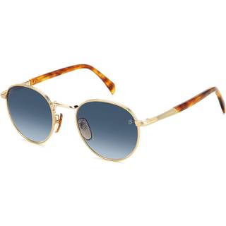 DAVID BECKHAM Mand DB 1116/S 06J/08 Solbriller Metal Guld Blå Pantos
