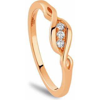Past Present Future® 18ct Solid Gold 1854 Blend Ring with Diamonds