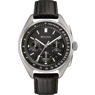 Bulova 96B251 Sort/Læder Ø45 mm