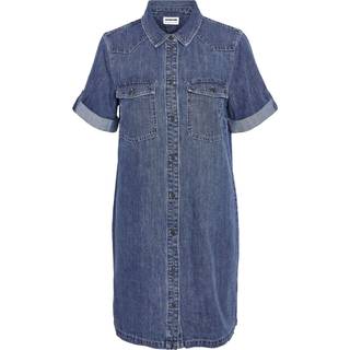 Kortærmet Denimkjole