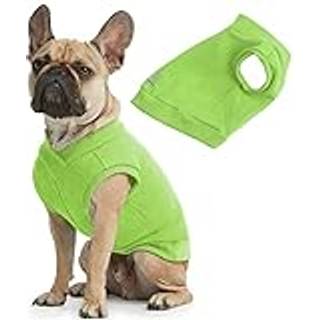 Espawda Casual Stretch Comfort Cotton Dog Sweatshirt Sweater Vest For Small Dogs Medium Dogs Big Dogs (X-Small Lime Green)