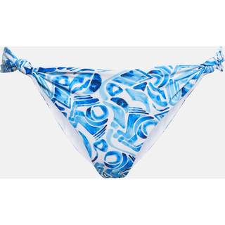 Rebecca Vallance Seine printed bikini bottoms - blue - XS