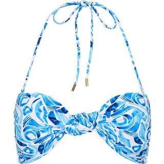 Rebecca Vallance Seine printed bikini top - blue - XS
