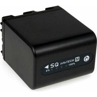 Batteri til Sony Typ NP-QM91D 4200mAh Anthrazit med LEDs