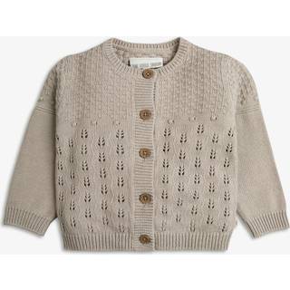 The Little Tailor The Little Tailor 100% bomuld Pointelle strikket Cardigan