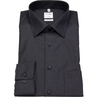 OLYMP Herren Hemd grau Comfort Fit