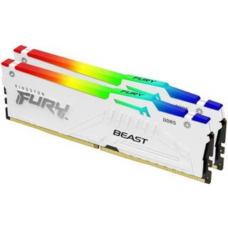 Kingston FURY Beast RGB 32GB DDR5 RAM 6000MT/s CL30 (hvid)