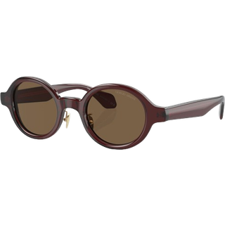 Giorgio Armani Mand AR8205 606273 Solbriller Acetat Brun Brun Rund Normal
