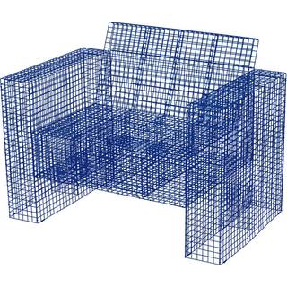 Kalager Loungestol - Marine Blå