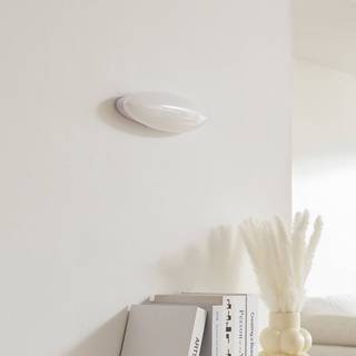 LED væglampe Leihlo Lucande, Hvid/opal, Gangområde, Plast