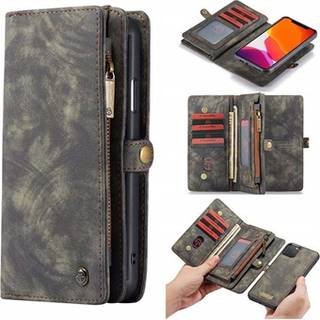 CaseMe 2-i-1 Multifunktionel iPhone 11 Pro Pung - Grå
