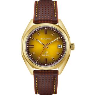 Bulova Jet Star 97B214 1973 Leather Strap Watch - W09321