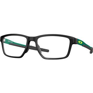 Oakley Mand OX8153 METALINK 815313 Optiske stel O_matter Sort Transparent Firkantet Normal