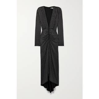 Veronica Beard Rhinestone-embellished maxi dress - black - S