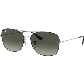 Ray - Ban Unisex RB3799 914471 Solbriller Metal Sort Grå Firkantet Normal Skygge