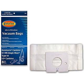 Envirocare -udskiftning Mikrofiltrering st?vsugerst?vposer lavet til at passe til Kenmore 51195 Magic Blue Canisters 8 Pack