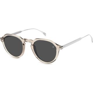 DAVID BECKHAM Mand DB 1098/S 79U/IR Solbriller Titanium Mudder Grå Rund