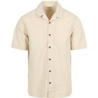 Anerkjendt Akleo S-S Cot-Linen Skjorte - S - brown rice