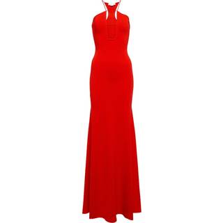 Victoria Beckham Halterneck maxi dress - red - L