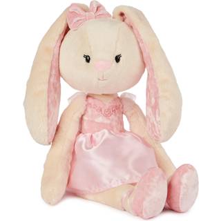 Gund Take-Along Friends Plush Curtsy Ballerina Bunny Bunny Fyldt dyr i alderen 1 og op Pink 15 """"