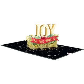 Lovepop Joy to the World Pop Up-kort 5x7-3D lyknskningskort Pop Up-julekort Julekort til brn 3D-feriekort Vinterkort