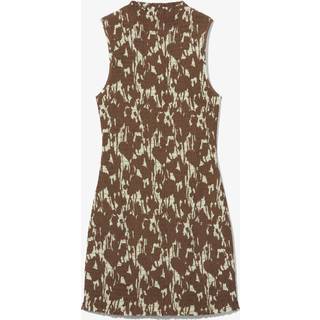 Proenza Schouler White Label smocked floral jersey minidress - beige - M