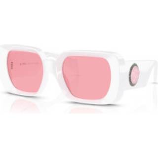 Versace Kvinde VE4473U 314/84 Solbriller Injiceret Hvid Rosa Firkantet Normal