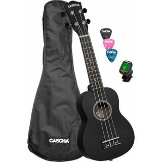 Cascha HH 3969 EN Black Sopran ukulele