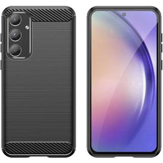 Carbon cover til Samsung A55 - Sort