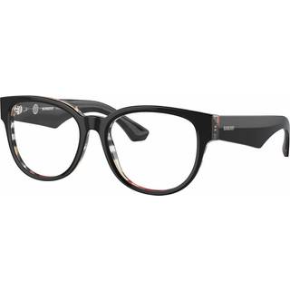 Burberry BE2410 4121 51 Briller Kvinder Black - Black On Vintage Checkered Pattern - 51mm