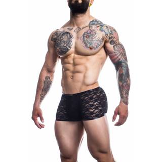 Cut4Men L4CE05 Trunk with Lace Black L