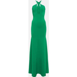 Victoria Beckham Halterneck maxi dress - green - XL+