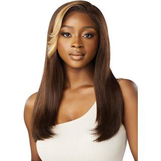 Oute Lace Front Wig - Smeltet h?rgr?nse - Amelia (3Dr2/Honey Brown Ombre)