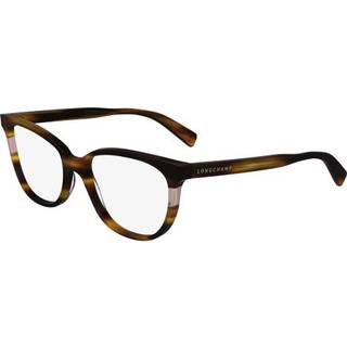 LONGCHAMP Kvinde LO2739 228 Optiske stel Acetat Havana Firkantet Normal Normal