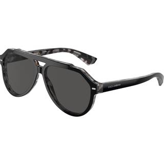 Dolce & Gabbana Mand DG4452 340387 Solbriller Acetat Sort Grå Pilot Normal