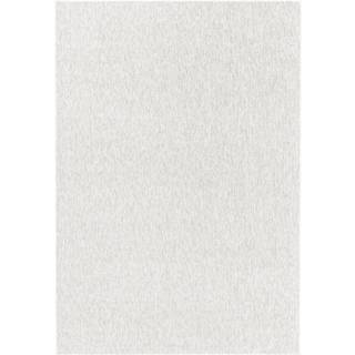 Nizza Kortluvet tæppe Ensfarvet - Creme - 160x230