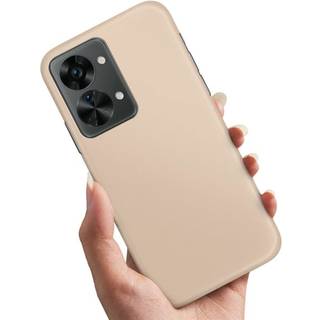 OnePlus Nord 2T - Cover/Mobilcover Beige