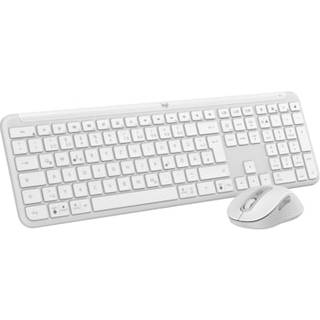 Logitech Signature Slim Combo MK950 - Tastatur & Mus sæt - Tysk - Hvid