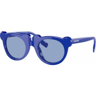 Burberry Børn JB4355 397372 Solbriller Acetat Blå Blå Rund Normal - Blå
