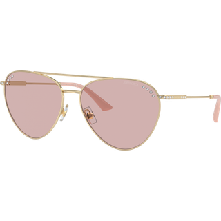Jimmy Choo Kvinde JC4002B 3006/5 Solbriller Stål Guld Rosa Pilot Normal