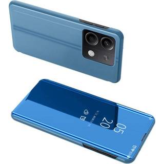 SKALO Xiaomi Redmi Note 13 Pro 5G Clear View Mirror Etui - Blå