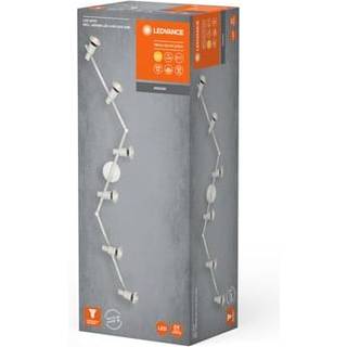 LEDVANCE LED-loftspot GU10, seksflammet, hvid Spot dæmpbar, Hvid/opal, Gangområde, Metal