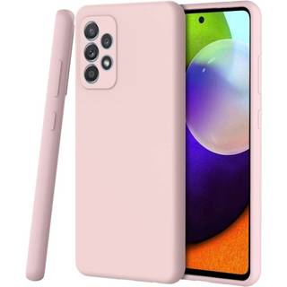 Samsung A23 5G Gummieret mat Pink Shell Liquid - Pink