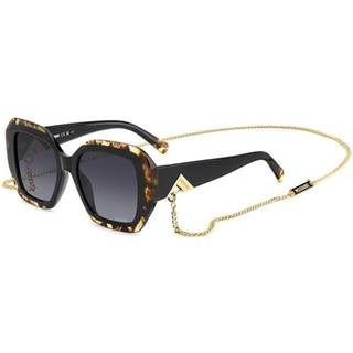Missoni Kvinde MIS 0168/G/S WR7/9O Solbriller Acetat Sort / Havana Grå Firkantet Skygge