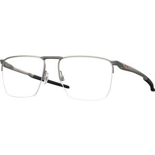 Oakley Mand OX3026 VOON 302604 Optiske stel Metal Grå Transparent Firkantet Normal