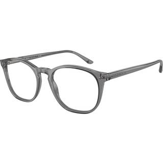 Giorgio Armani Mand AR7074 5681 Optiske stel Acetat Grå Transparent Pantos Normal