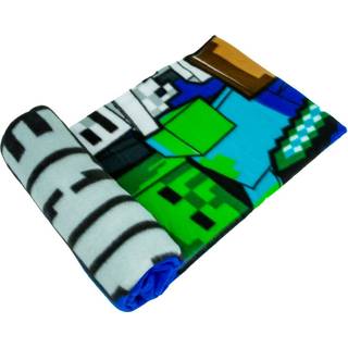 Minecraft Polar Fleecetæppe til børn - 110 x 140 cm