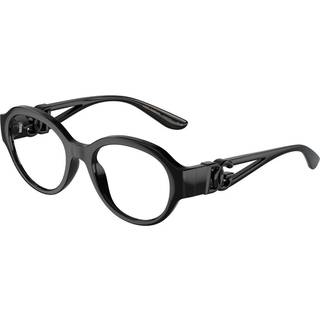 Dolce & Gabbana Unisex DG5111 501 Optiske stel Injiceret Sort Transparent Pantos Normal